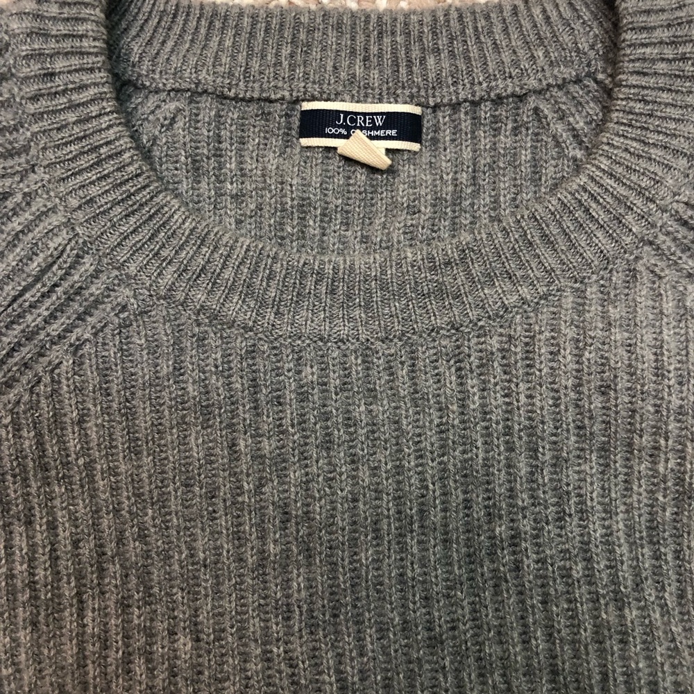 J. Crew Gray Cashmere Women’s Sweater